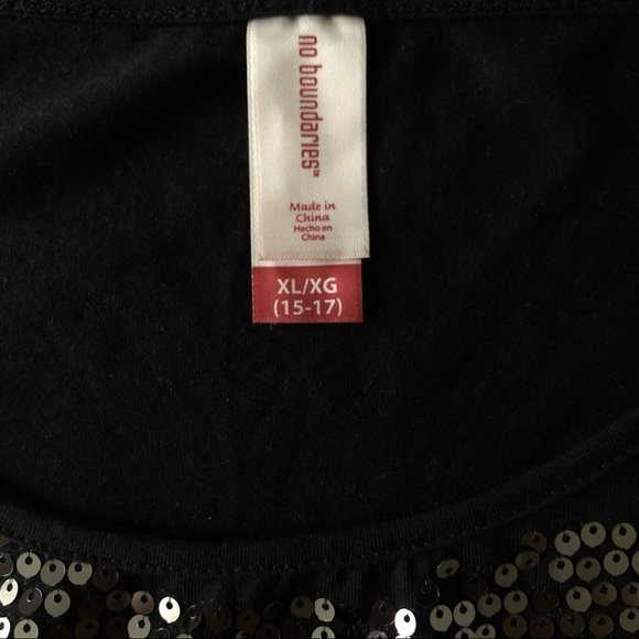 Black Sparkly Top - Picture 5 of 6